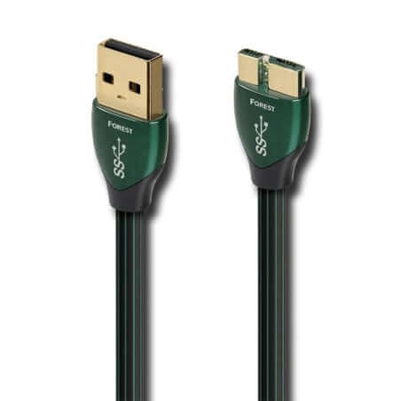 สาย USB AUDIOQUEST : USB-FOREST (A TO MICRO) (USB 3.0) (0.75M)